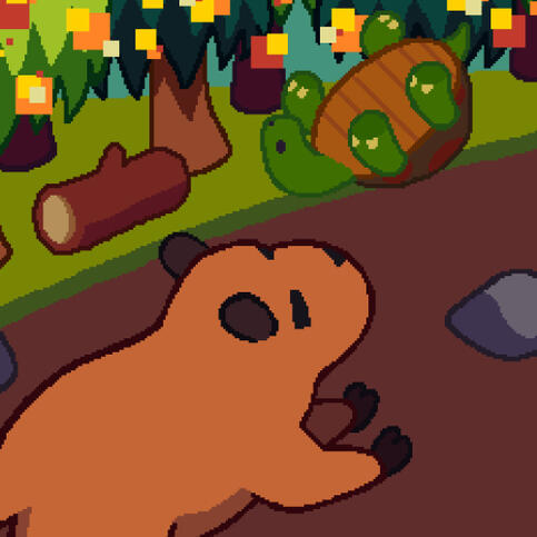 Forest on fire Capy's Quest - Game Jam IA con propósito 2024